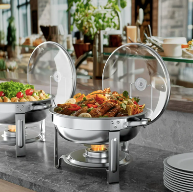 FOOD SETUP - CHAFFING